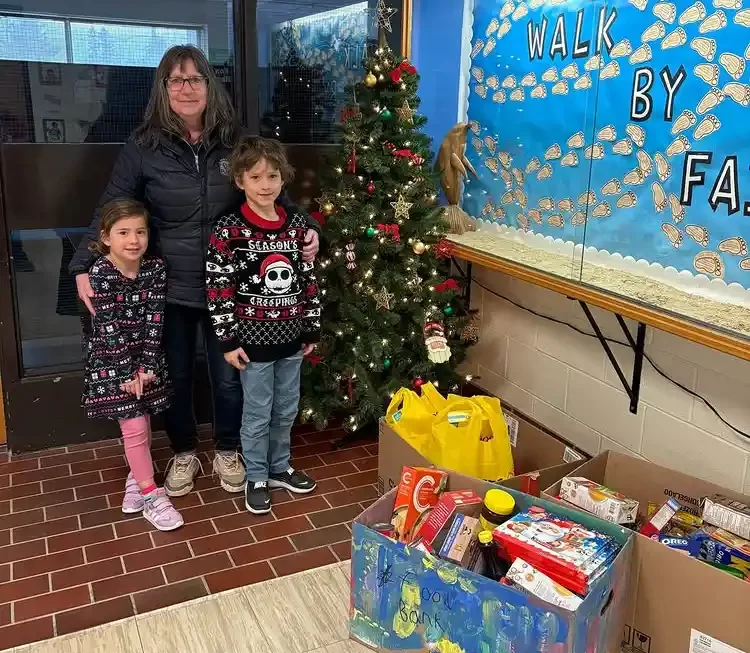 Relaxed or "Dress-down" days at work St. Francis Catholic Elementary School in North Bay food drive