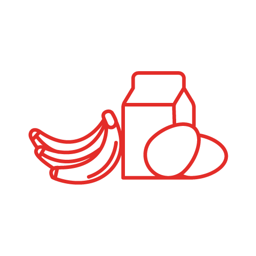 Milk, Banana and Eggs